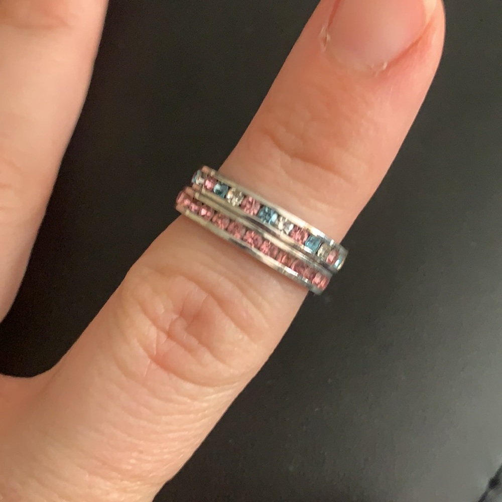 Sterling silver stackable rings - Picture 7 of 7
